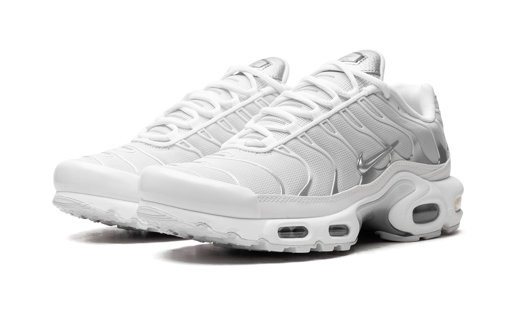 AIR MAX PLUS WMNS  White / Metallic Silver
