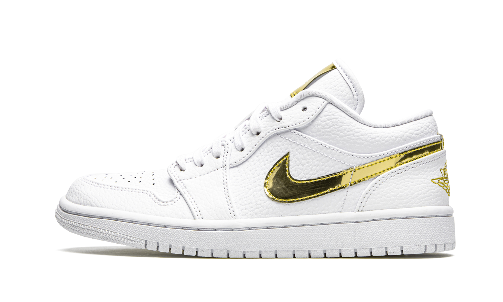 AIR JORDAN 1 LO SE WMNS  White Metallic Gold