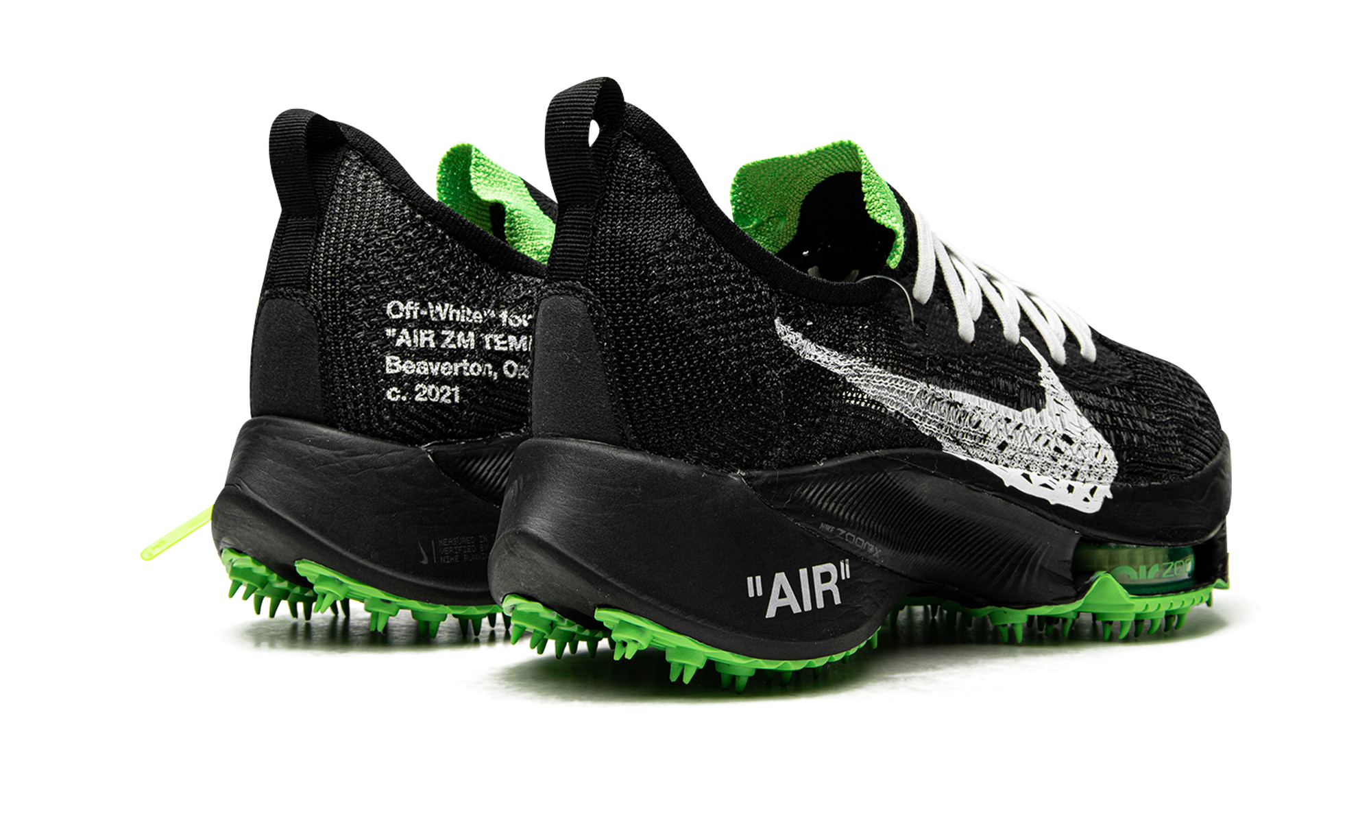 Air Zoom Tempo NEXT%  Off-White - Scream Green