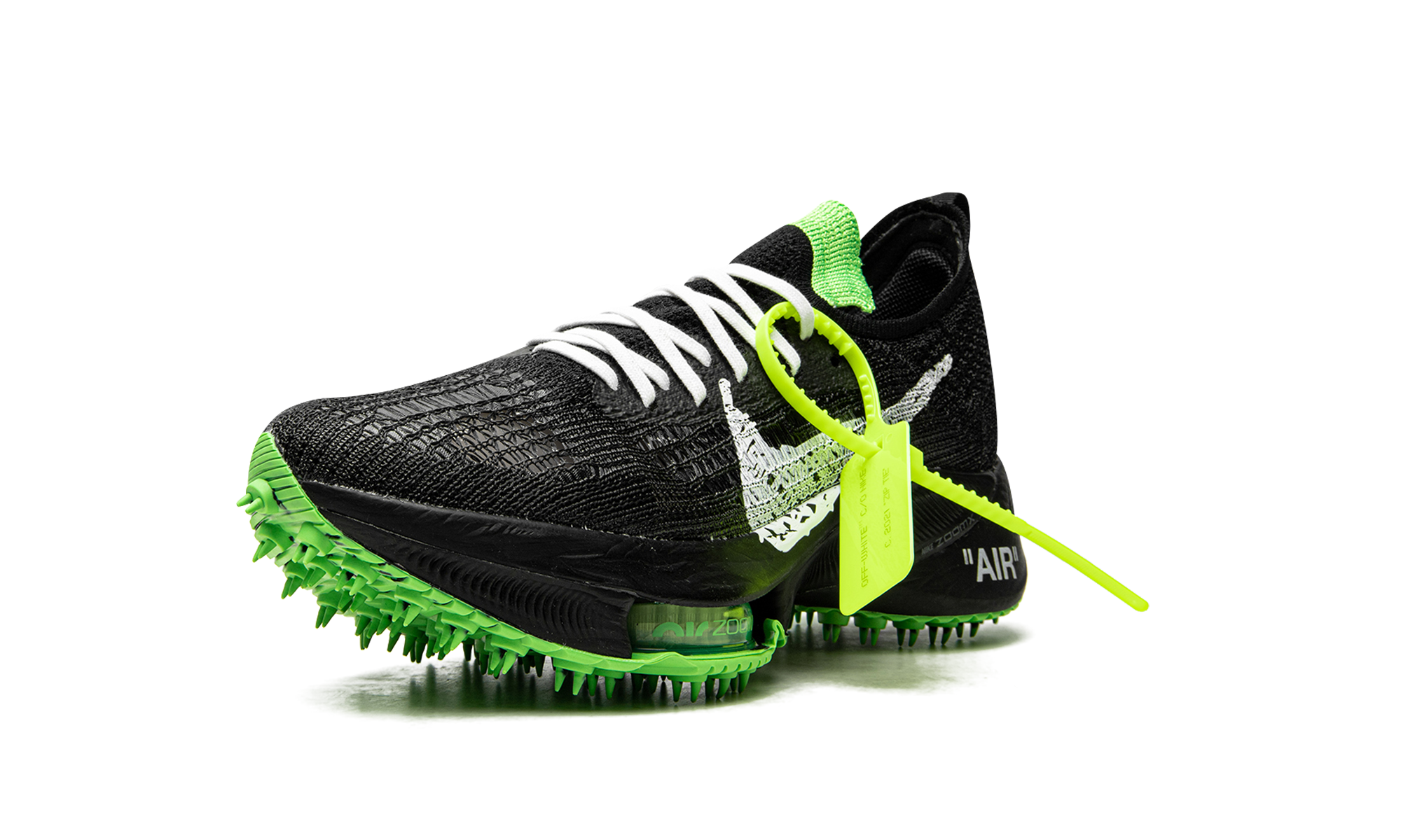 Air Zoom Tempo NEXT%  Off-White - Scream Green