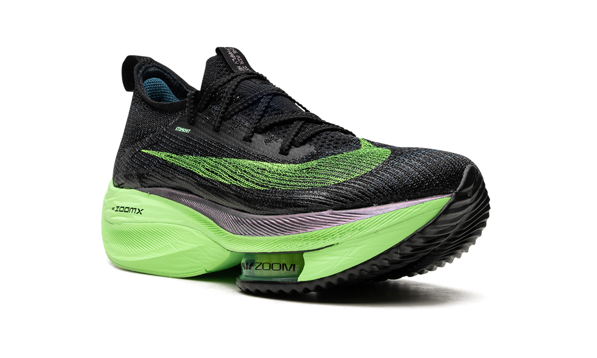 AIR ZOOM ALPHAFLY NEXT% WMNS  Black / Electric Green