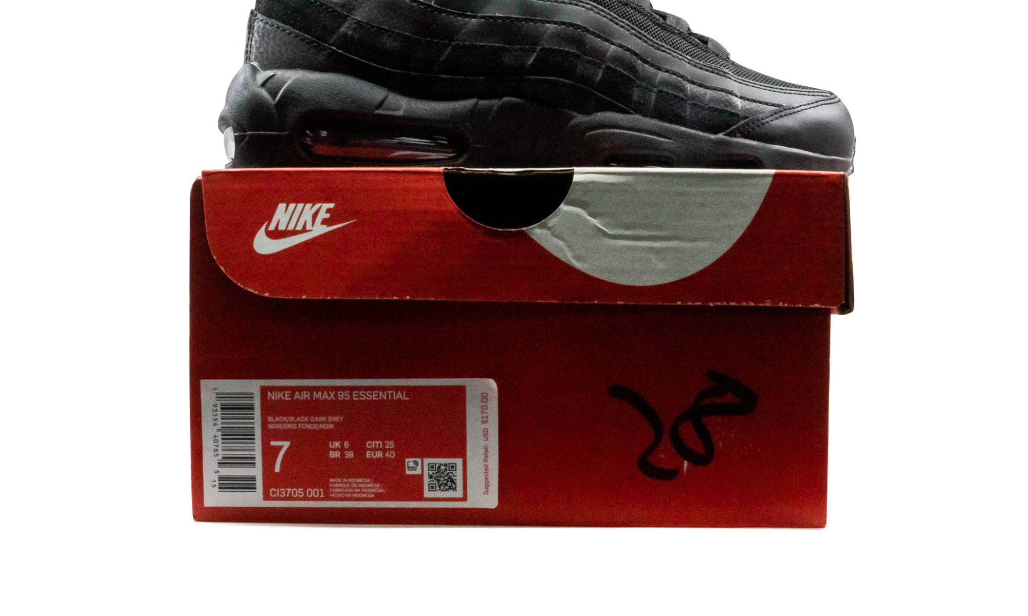 Air Max 95 Essential  Triple Black