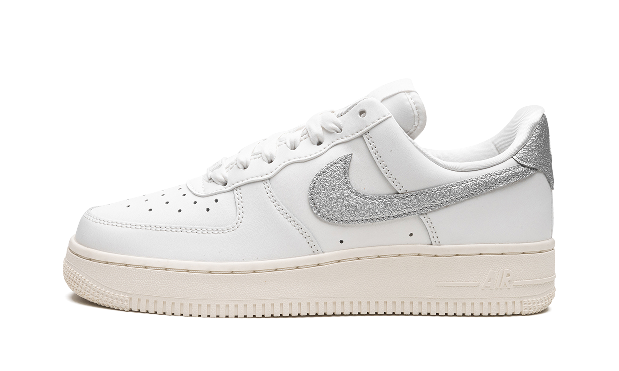 AIR FORCE 1 '07 MNS WMNS  Summit White Sail White Metallic Silver