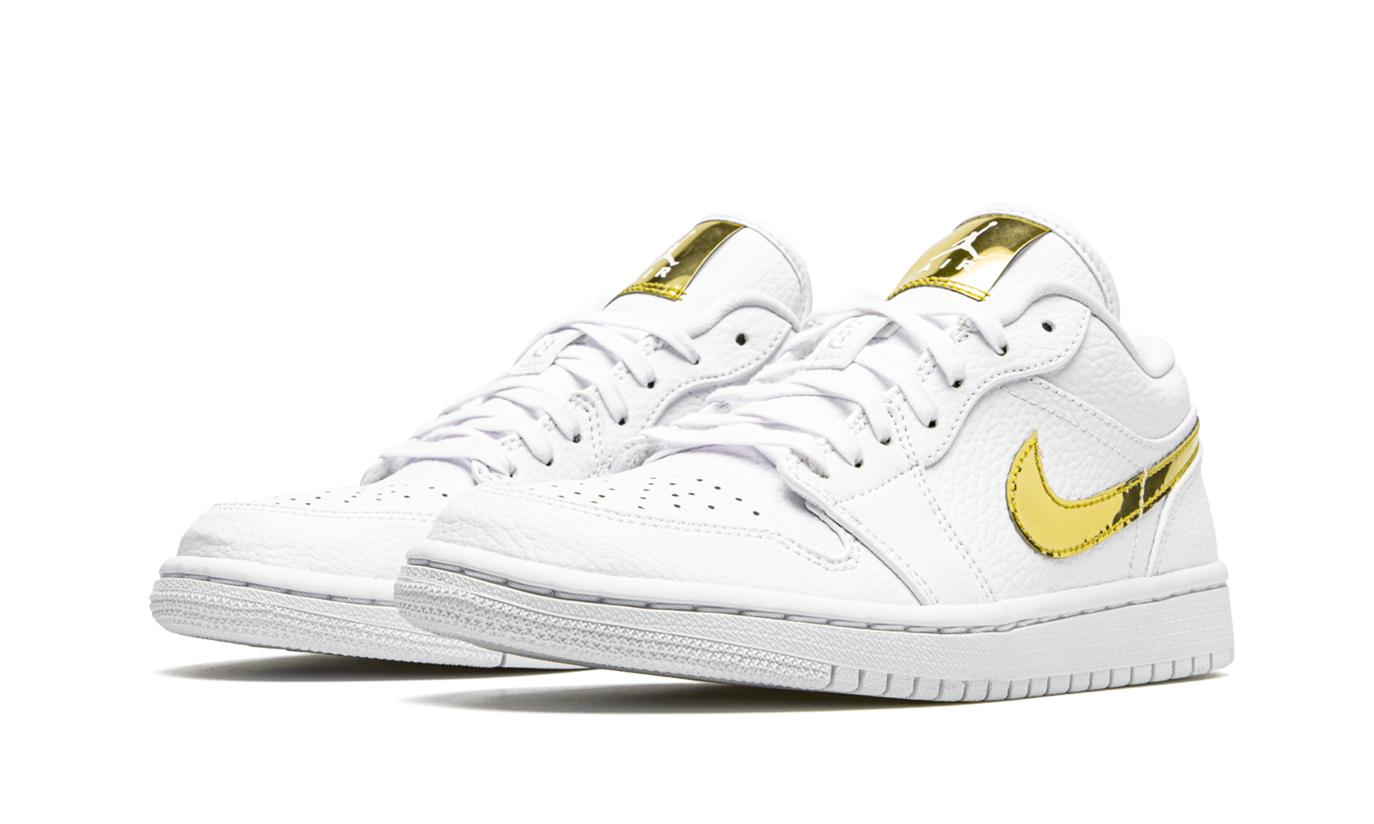 AIR JORDAN 1 LO SE WMNS  White Metallic Gold