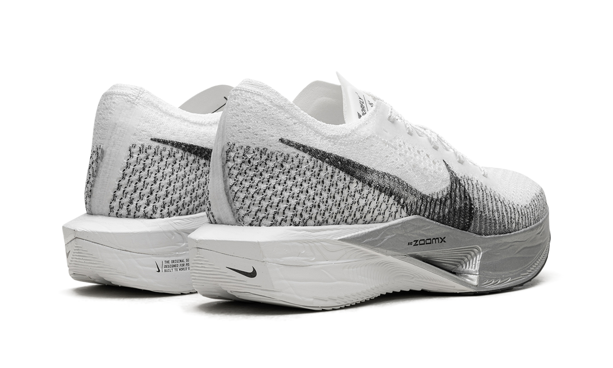 ZOOMX VAPORFLY 3 WMNS  White Particle Grey