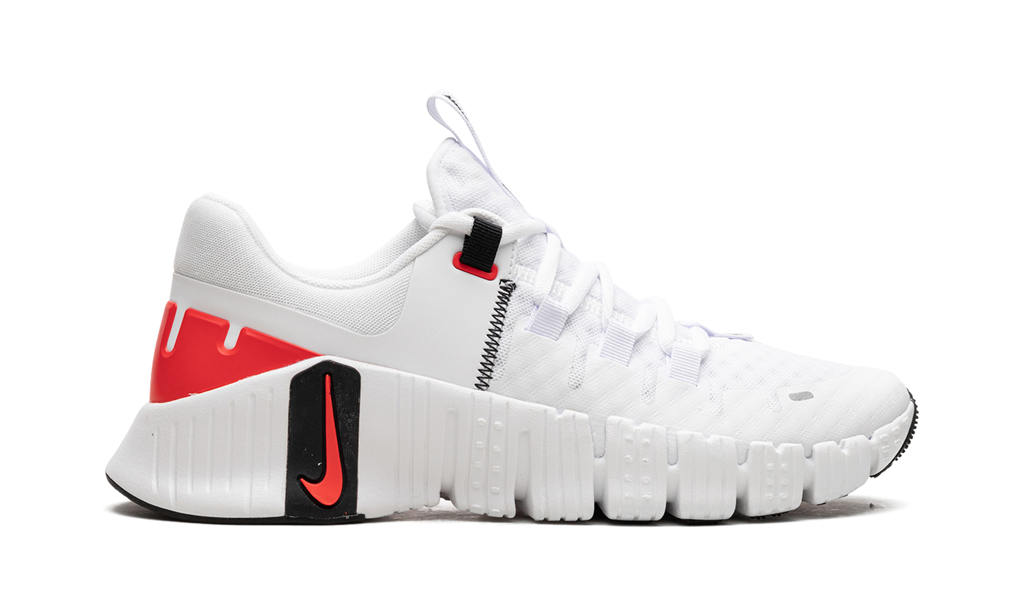 Free Metcon 5  White Bright Crimson