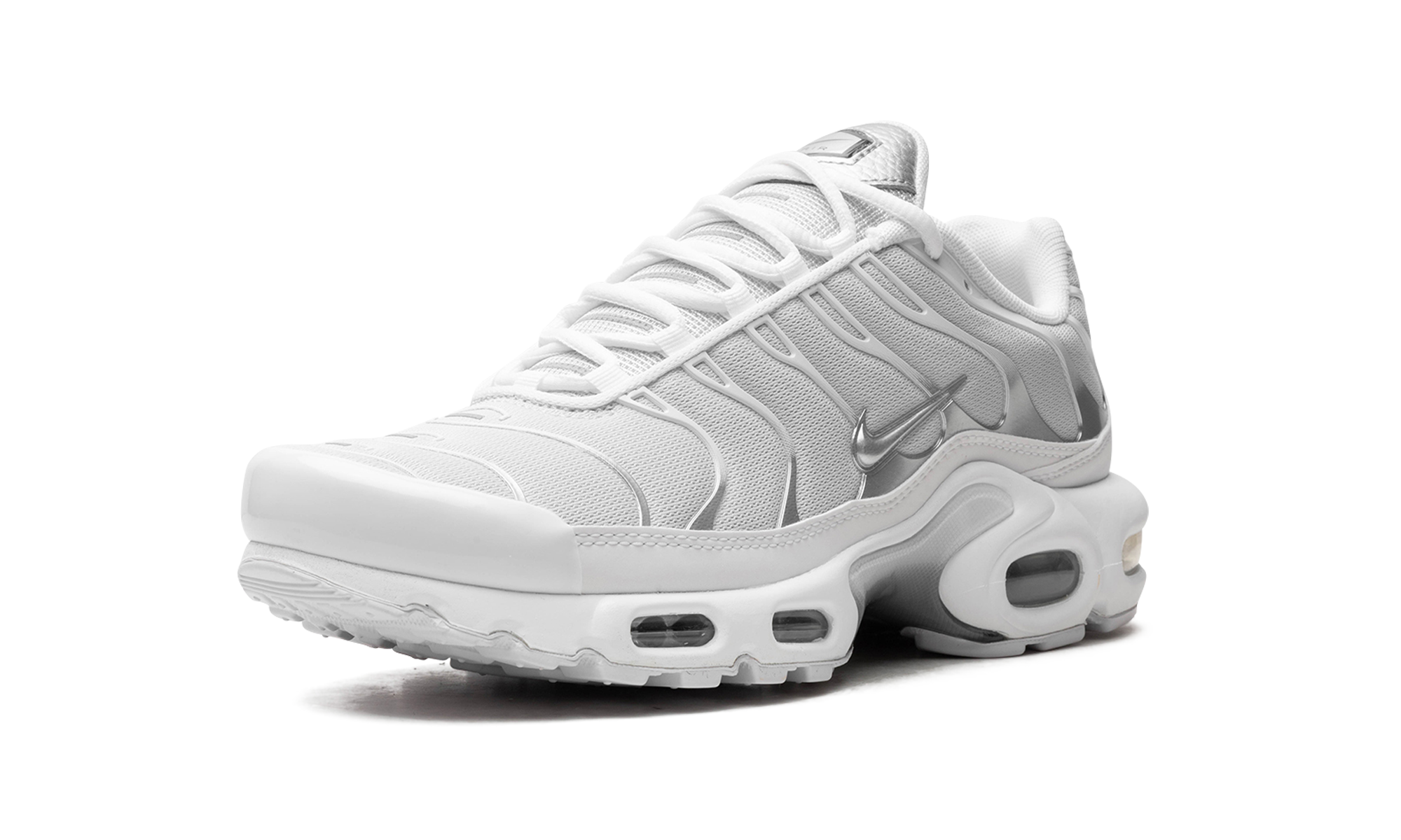 AIR MAX PLUS WMNS  White / Metallic Silver