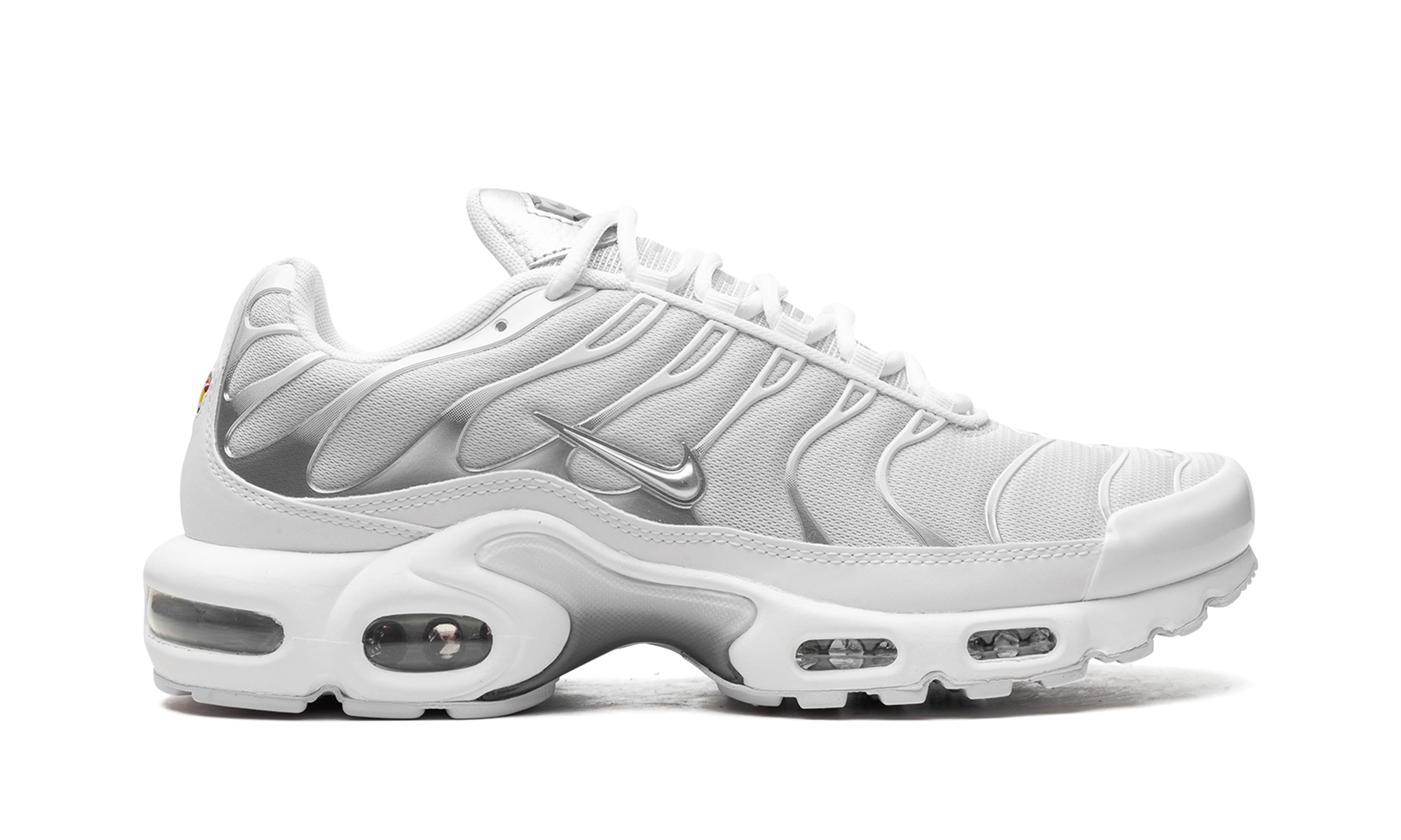 AIR MAX PLUS WMNS  White / Metallic Silver