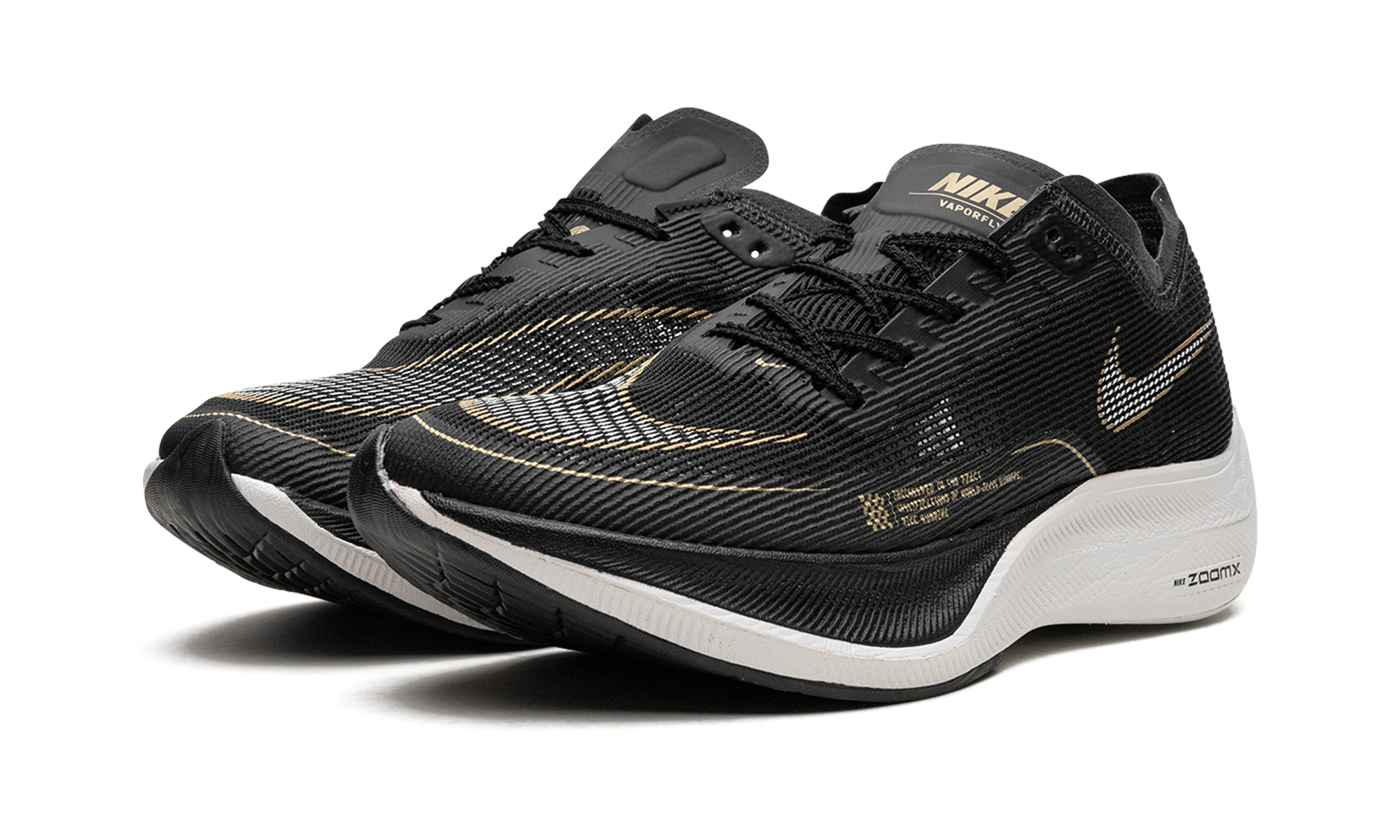 ZOOMX VAPORFLY NEXT% 2 WMNS  Black Metallic Gold Coin