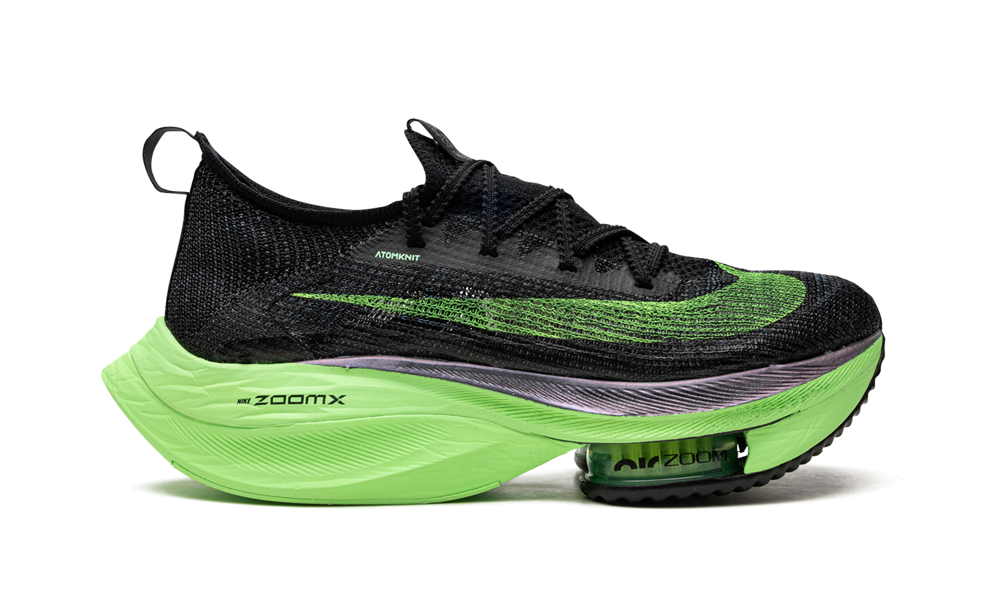 AIR ZOOM ALPHAFLY NEXT% WMNS  Black / Electric Green