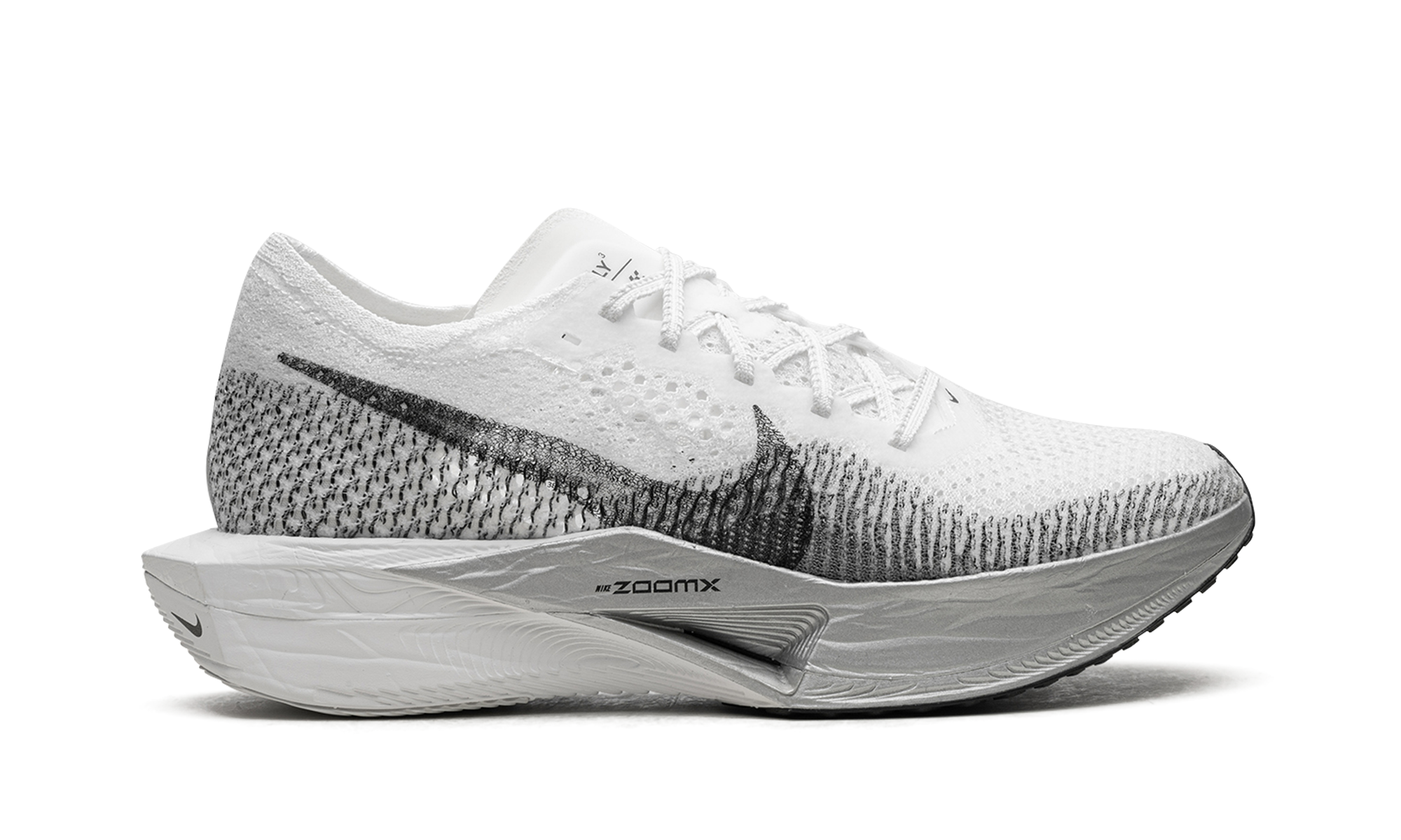 ZOOMX VAPORFLY 3 WMNS  White Particle Grey