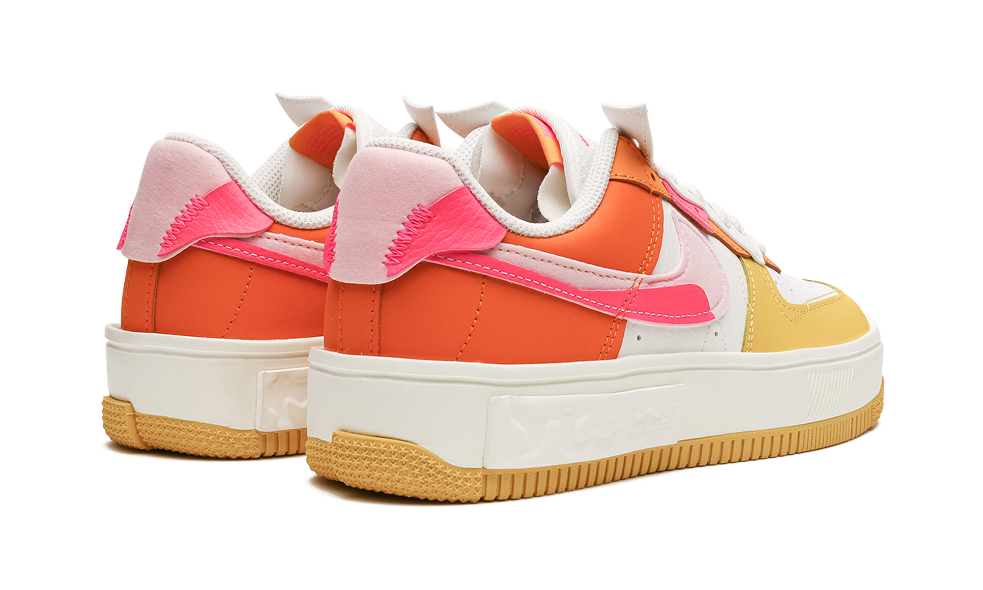 AIR FORCE 1 FONTANKA MNS WMNS  Summit White/Solar Flare/Medium Soft Pink/Hyper Pink