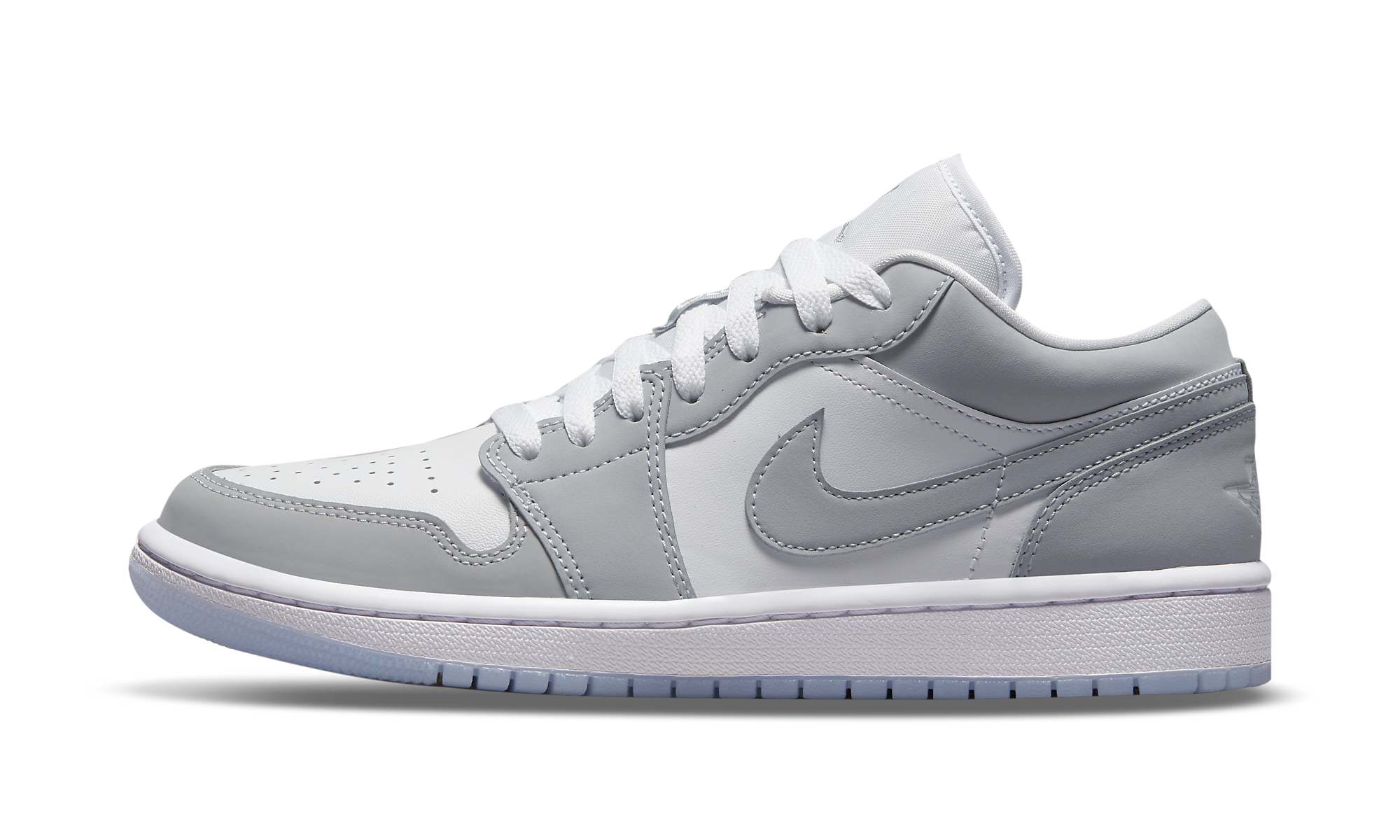 AIR JORDAN 1 LOW WMNS  White / Wolf Grey
