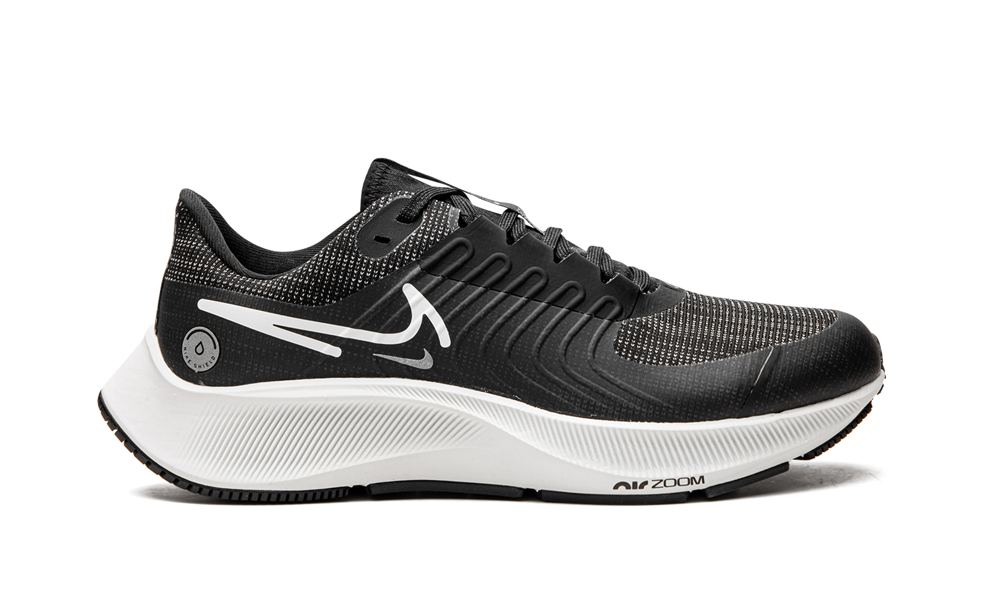 AIR ZOOM PEGASUS 38 SHIELD WMNS  Black Platinum Tint