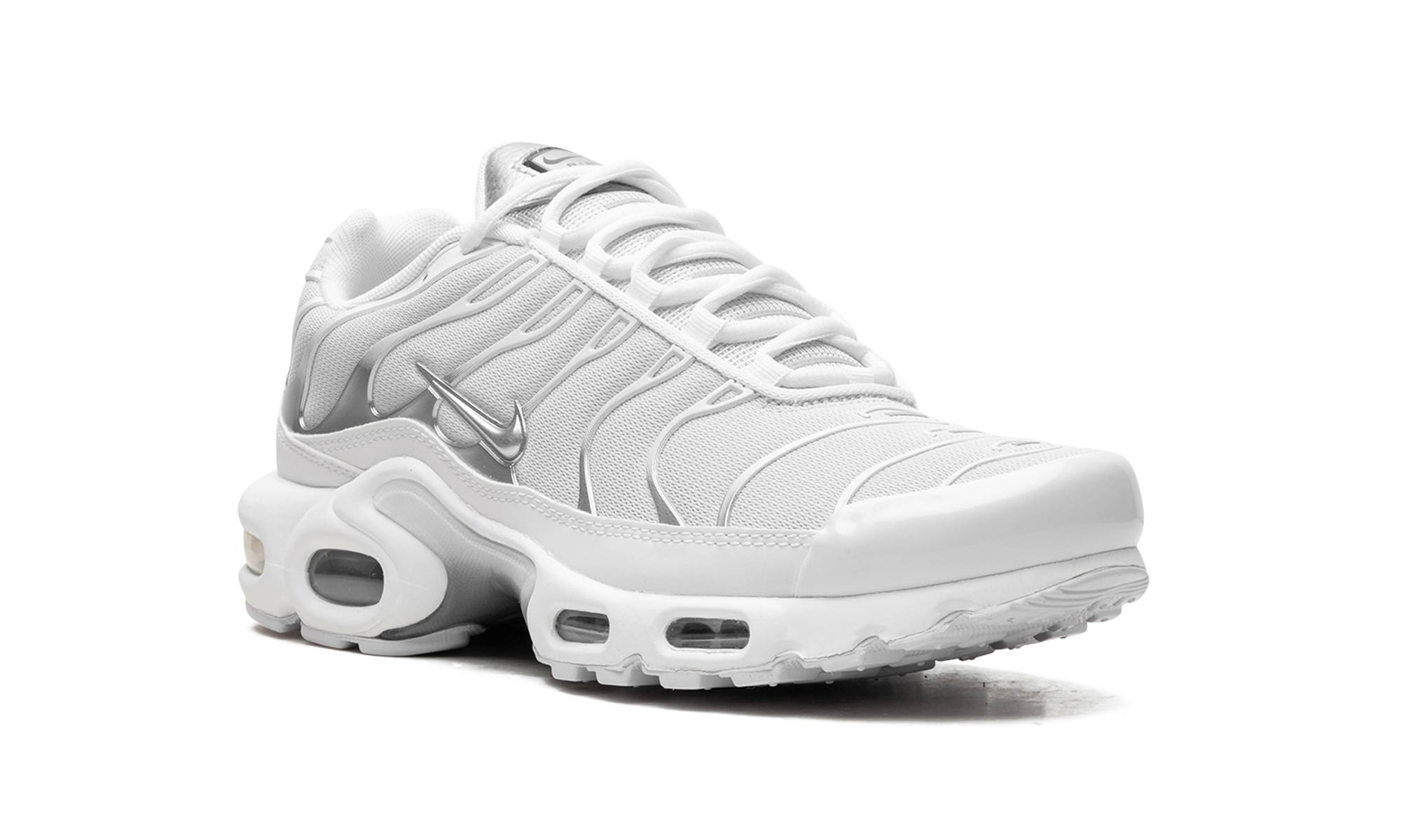 AIR MAX PLUS WMNS  White / Metallic Silver