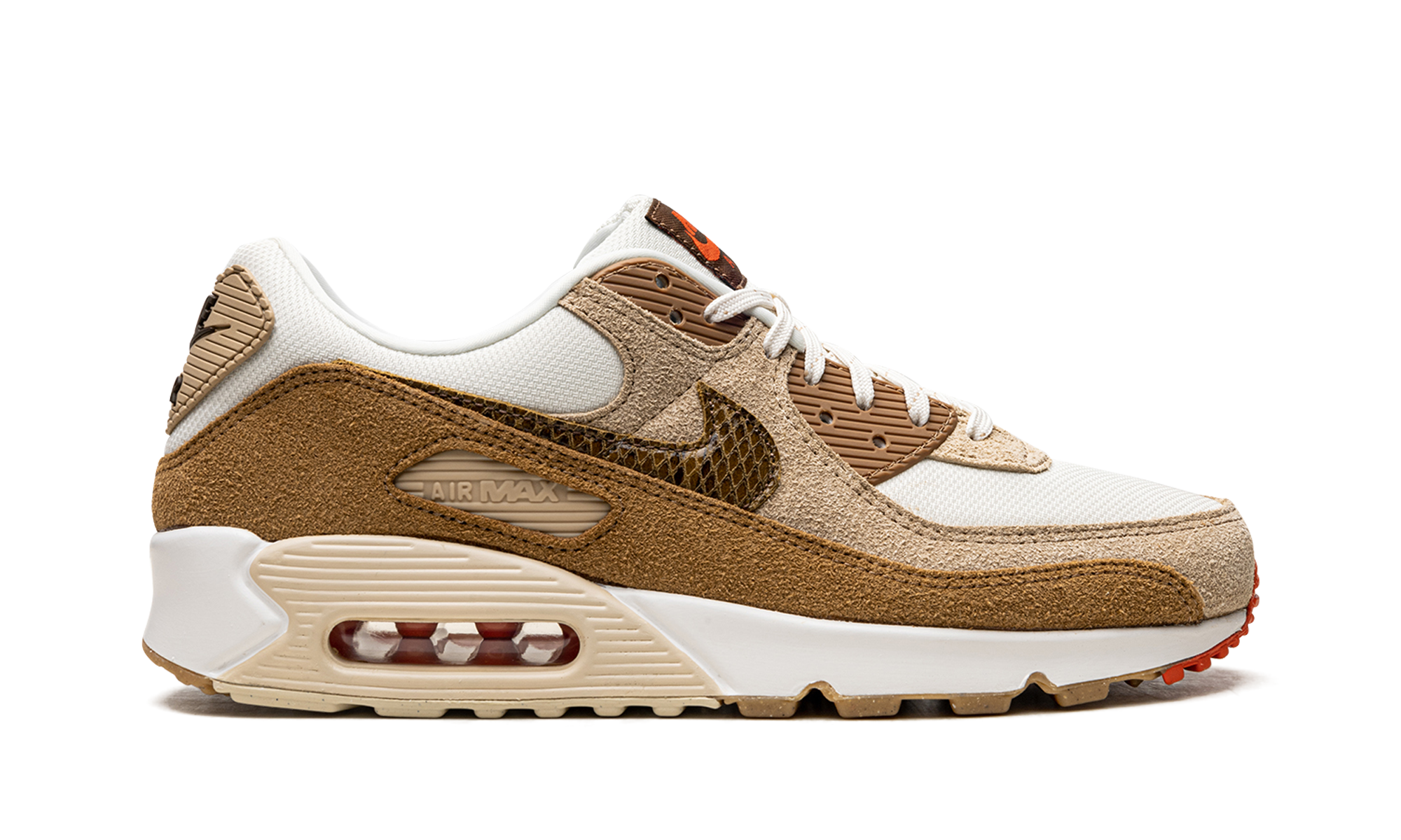 AIR MAX 90 WMNS  Pale Ivory Snakeskin Swoosh
