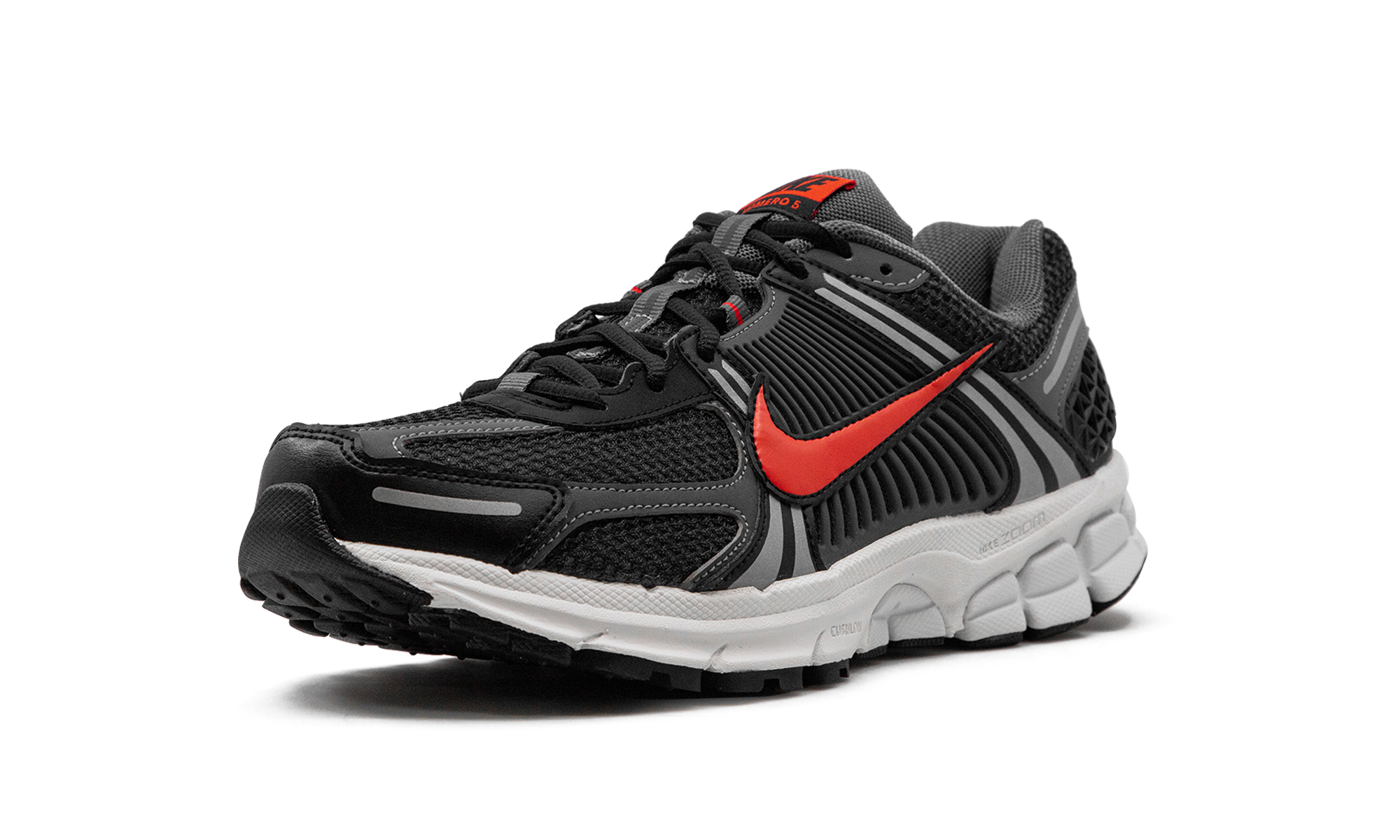 Air Zoom Vomero 5  Black Picante Red