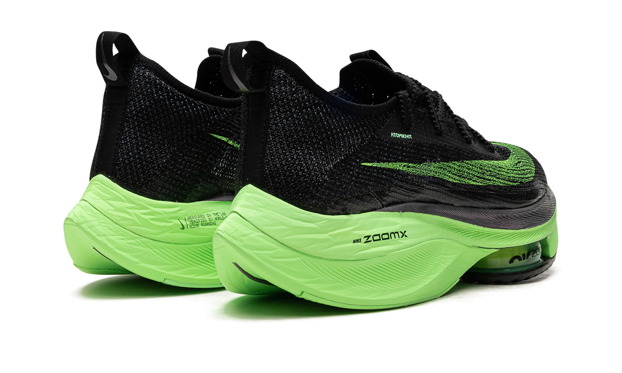 AIR ZOOM ALPHAFLY NEXT% WMNS  Black / Electric Green