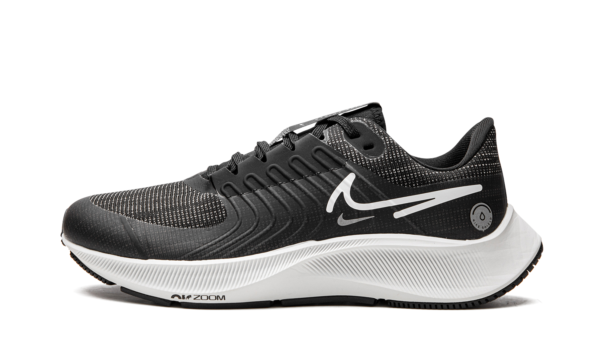 AIR ZOOM PEGASUS 38 SHIELD WMNS  Black Platinum Tint