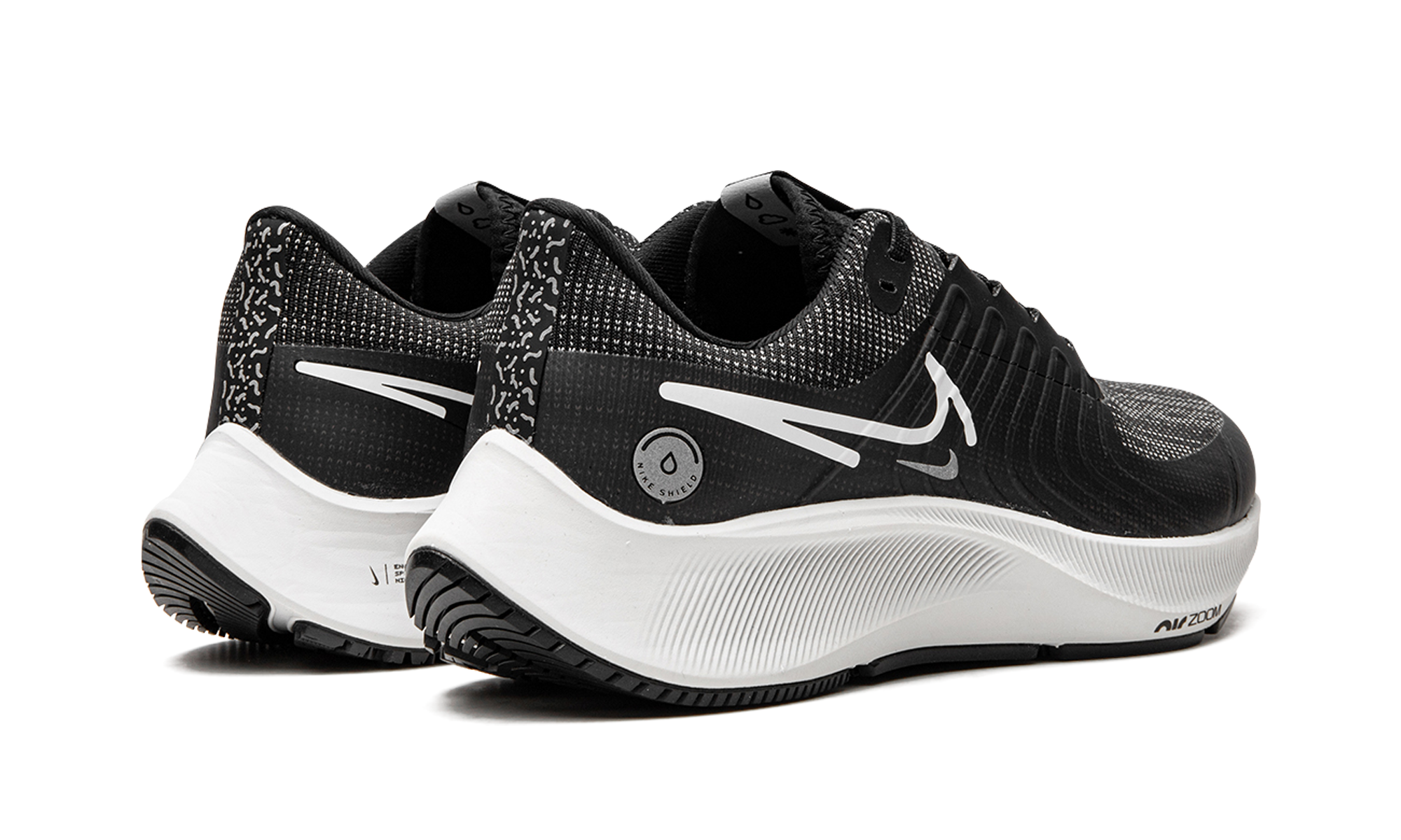 AIR ZOOM PEGASUS 38 SHIELD WMNS  Black Platinum Tint